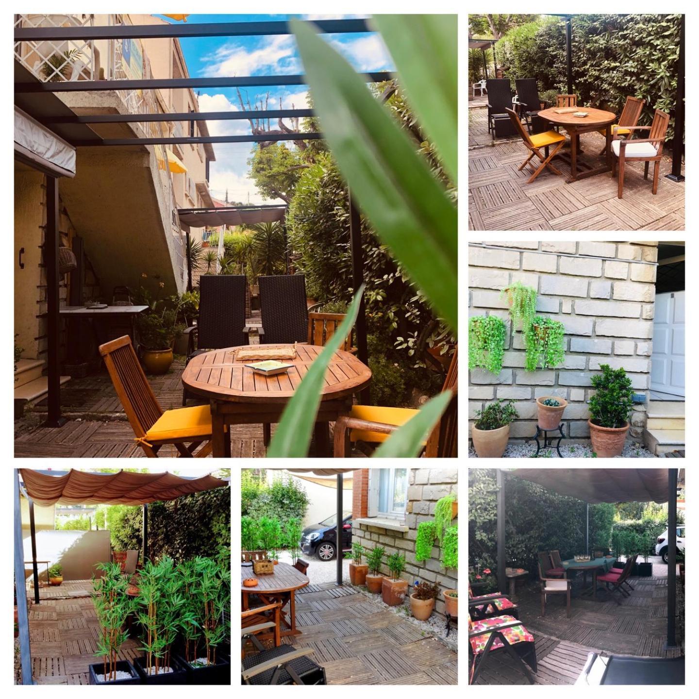 Votre Sejour A Sanary Dans Bas De Villa Avec Terrasse Vegetalisee Et Abritee Exposition Est Sud Ouest A 400M Du Centre Ville En Zone Pietonne Ou Tout Peut Se Faire A Pied Sanary-sur-Mer Exterior photo